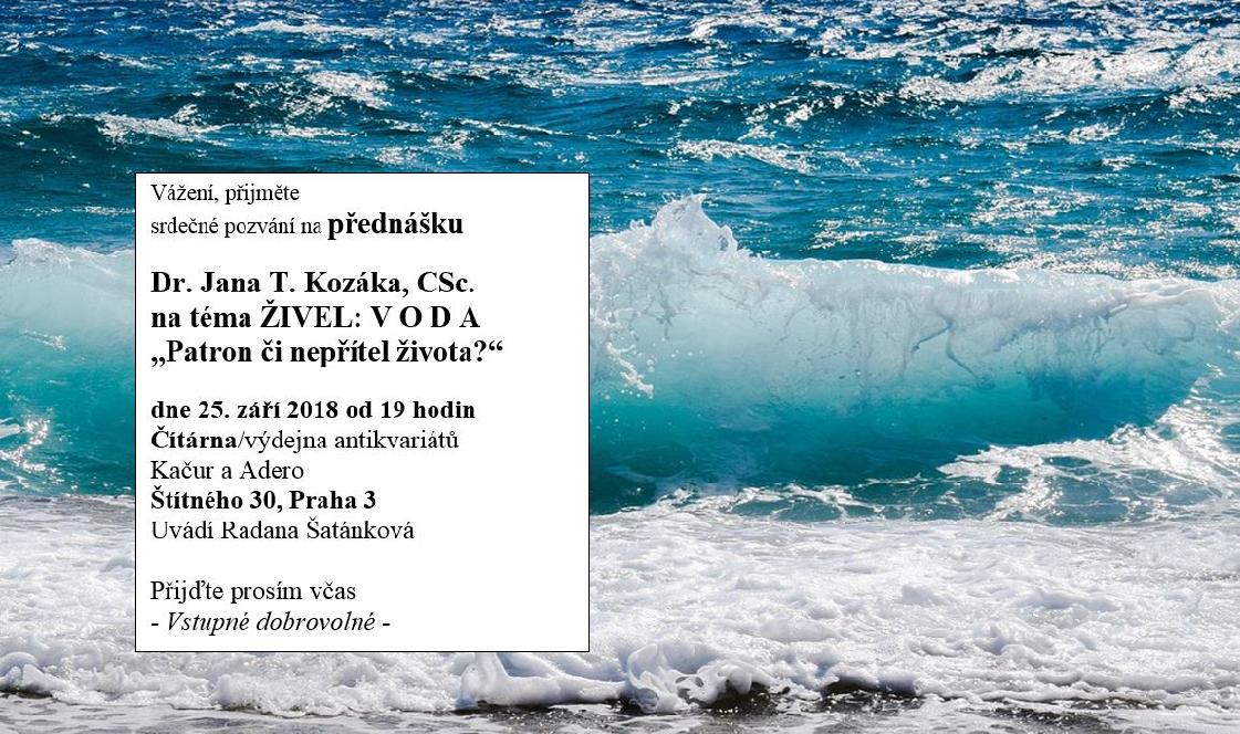 živel voda přednáška